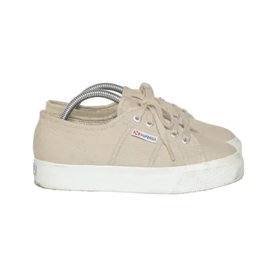 Chaussures en toile (Beige) de Superga Coton