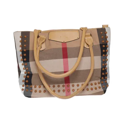 Håndtaske (Beige, Sort, Rød)