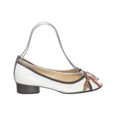 Sandals (White, Multicolored) from Brunate Leather