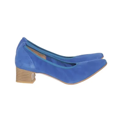 Pumps (Blue) from Perlato Leather