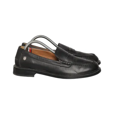 Mocassins (Noir) de Tommy Hilfiger Cuir