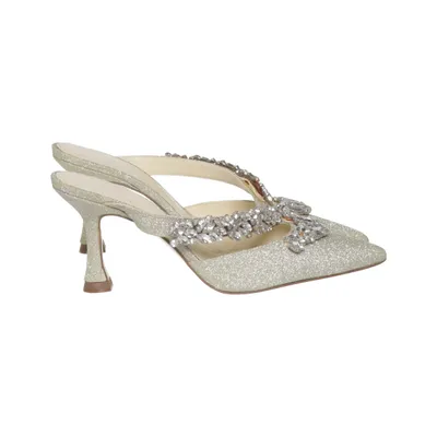 Mules (Gold) von Uterqüe