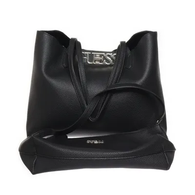 Handväska (Grå) från Guess Polyuretan