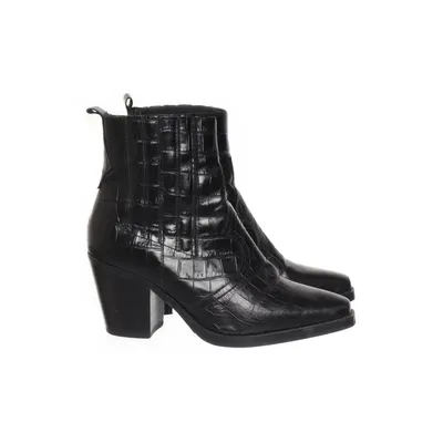 Ankle boots (Black) from Manfield