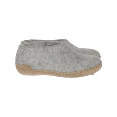 Slippers (Grijs, Bruin) van Glerups Leer, Wol