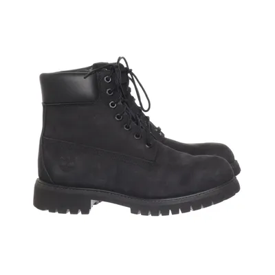 Laced boots (Black) from Timberland Leather