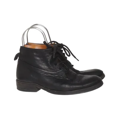 Laced boots (Black) from The Last Conspiracy Leather