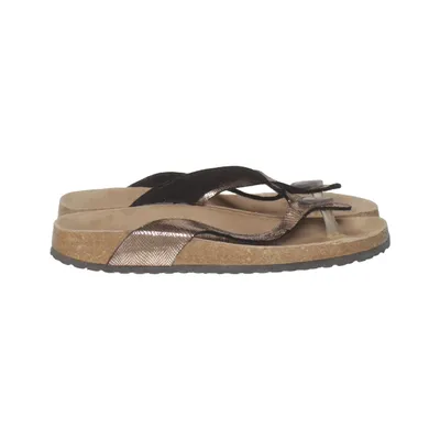 Teenslippers (Goud) van Dr. Jürgens Leer