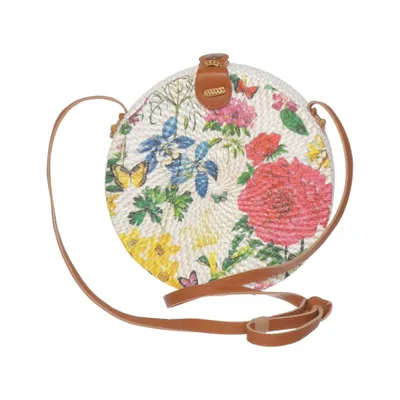 Sac à bandoulière (Blanc, Multicolore)
