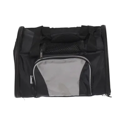 Sac de transport pour chien (Noir, Gris) de Zoofari