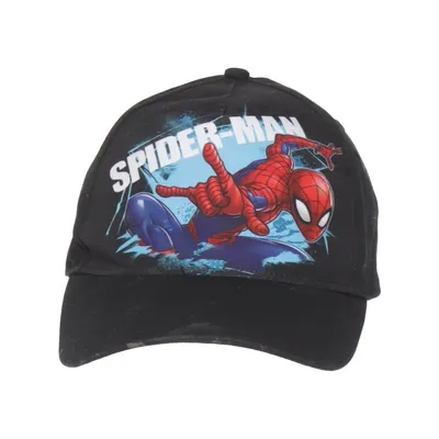 Baseballkeps (Svart, Flerfärgad) från Marvel Spiderman Bomull, Polyester