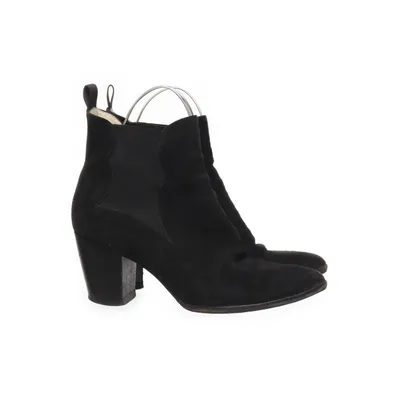 Heeled boots (Black) from Roberto Festa Suede, Leather