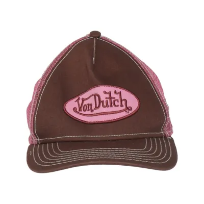 Trucker pet (Bruin, Roze) van Von Dutch Katoen, Polyester