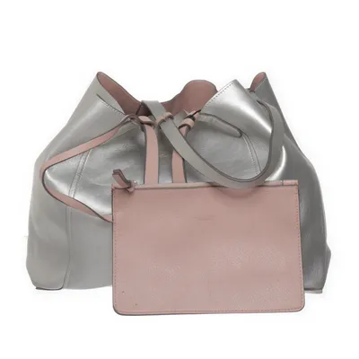 Handväska (Silverfärgad) från Zara Basic Collection