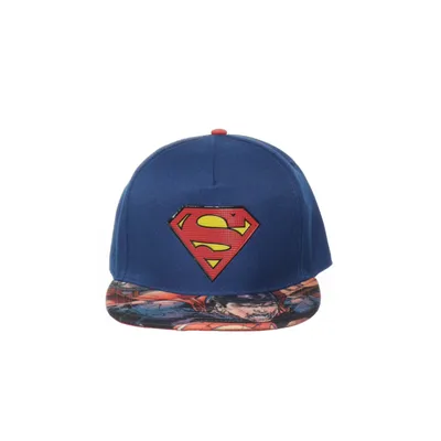 Baseballkeps (Blå, Flerfärgad) från Superman Polyester