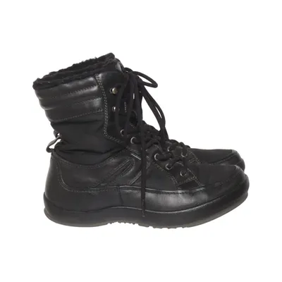 Laced boots (Black) from Ecco Acrylic, Polyester, Wool