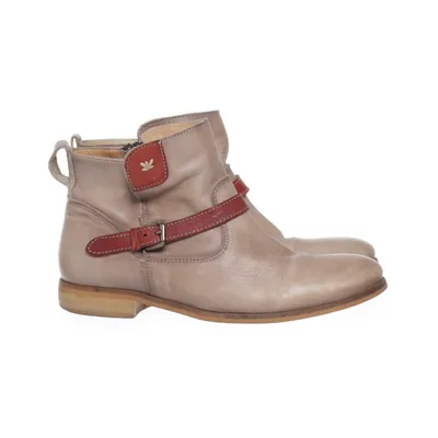 Heeled boots (Beige) from Roberto Santi Leather