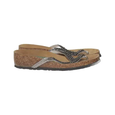 Flip-flops (Black, Beige) from Bionatura Leather