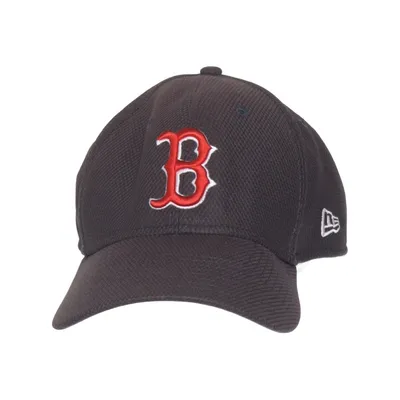 Casquette de baseball (Gris, Rouge) de New Era Polyester
