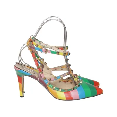 Sandales à talons hauts (Multicolore) de Loslandifen Cuir