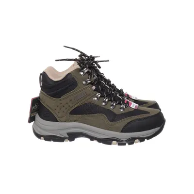 Hiking boots (Green, Black) from Skechers Suede