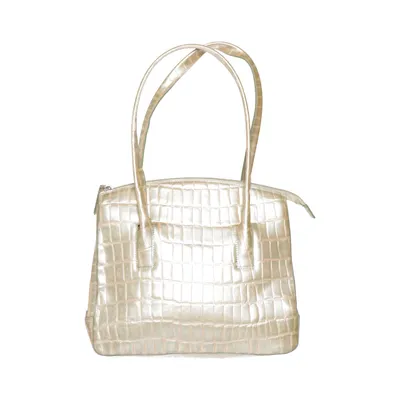 Handbag (Beige, Green) from Abro