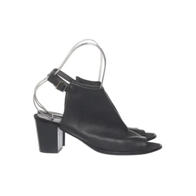 High heel sandals (Black) from Kauf Dich Glücklich Leather