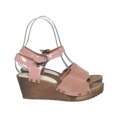 Clogs (Pink) from Sanita Leather