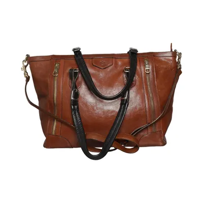 Handväska (Brun, Svart) från Massimo Dutti