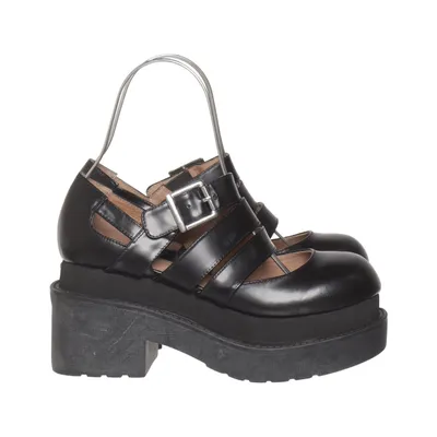 Escarpins (Noir) de Jeffrey Campbell Havana Last Cuir