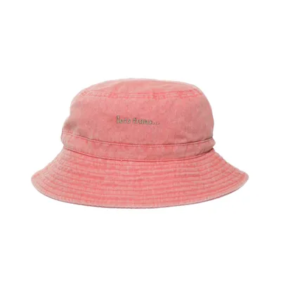 Buckethatt (Rosa) från Iets Frans Bomull, Polyester