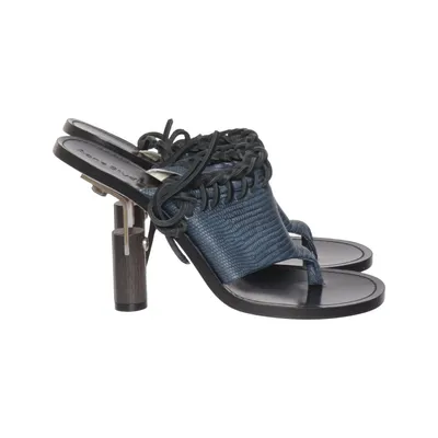 High heel sandals (Blue, Black) from Acne Studios Leather