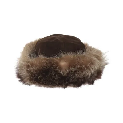 Chapeau en fourrure (Marron, Beige) de Wigéns