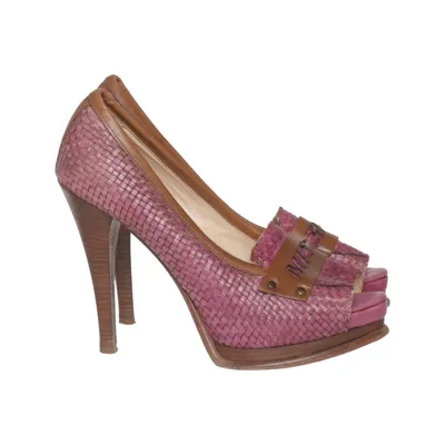 Hoge hakken (Roze, Bruin) van Miss Sixty Leer