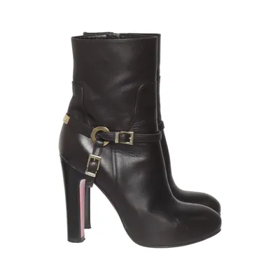 Bottes à talons (Noir) de Luciano Padovan Cuir
