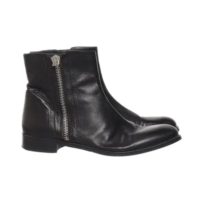 Ankle boots (Black) from Roberto Santi Leather