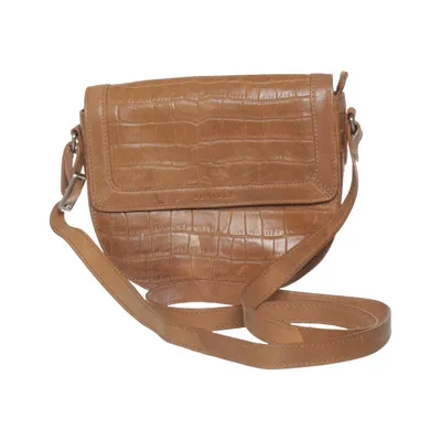Shoulder-bag (Brown) from Burkely Cotton, Leather, Polyester