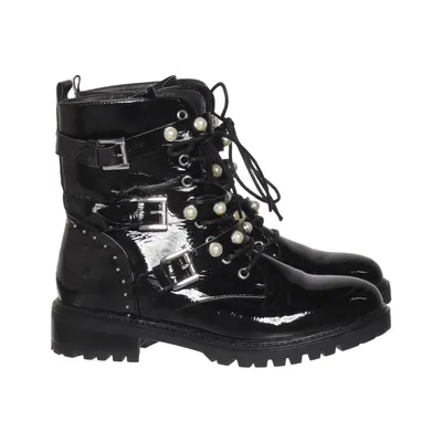 Laced boots (Black) from Kayla