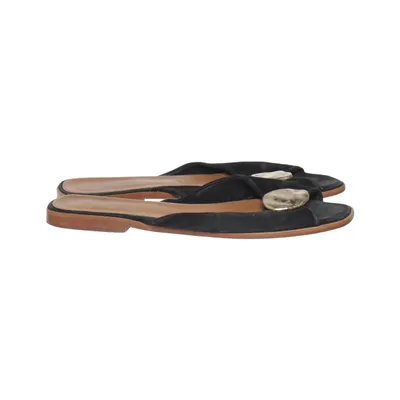 Mules (Noir) de Flattered x Michaela Forni Cuir