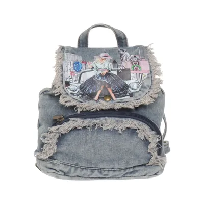 Sac à dos (Bleu, Multicolore)