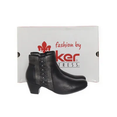 Heeled boots (Black) from Rieker Antistress
