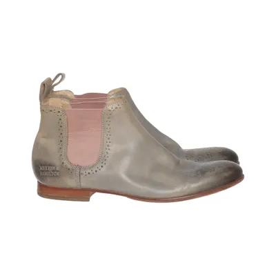 Bottines Chelsea (Gris, Rose) de Melvin & Hamilton Cuir