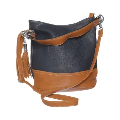 Shoulder-bag (Blue, Brown) from Fashion Vintage