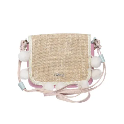 Axelremsväska (Beige, Rosa, Vit) från O Bag