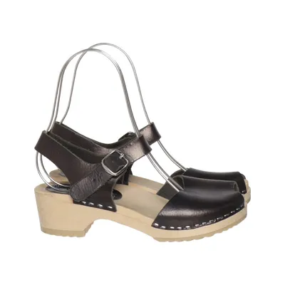 Clogs (Black) from Stockholm Clogs Leather