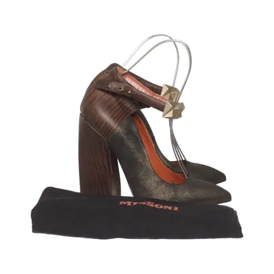 Escarpins (Marron) de Missoni Cuir