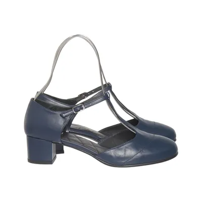 Escarpins (Bleu) de Nordic Shoepeople Cuir