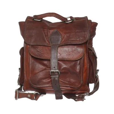 Backpack (Brown) from Gusti Leder Leather