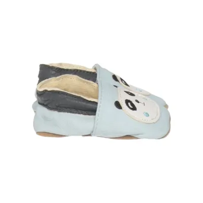 Baby booties (Blue, Multicolored) from Walkx Leather