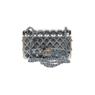 Axelremsväska (Blå, Silverfärgad) från Enrico Coveri Polyester, Polyuretan